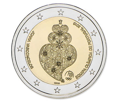 Portogallo 2€ Squadra Olimpica 2016 BNC (osservazioni)