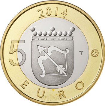 Finlandia €5 Cuculo della Carelia Proof 2014